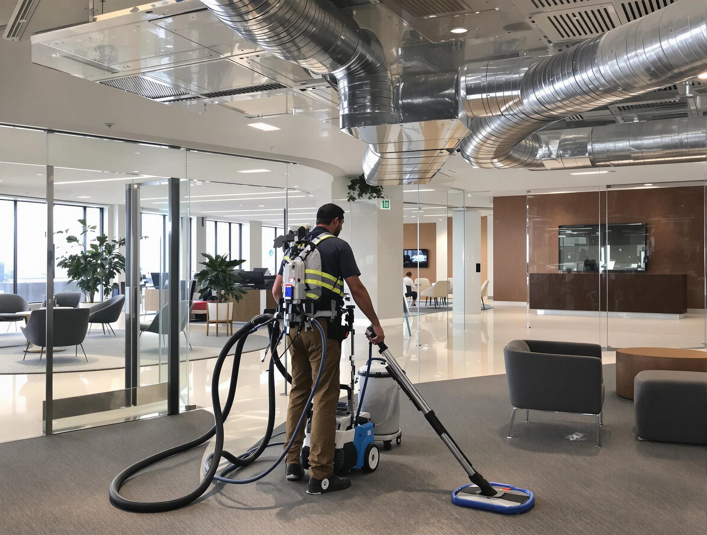 Commercial duct cleaning service by Mount Lebanon Air Duct Cleaning in Mount Lebanon