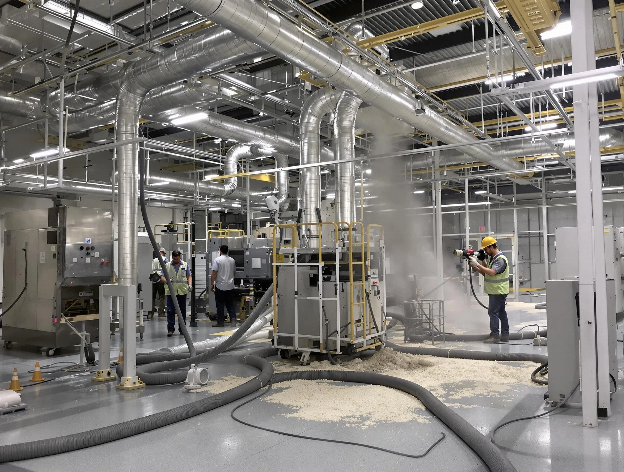 Heavy-duty industrial duct cleaning by Mount Lebanon Air Duct Cleaning in Mount Lebanon