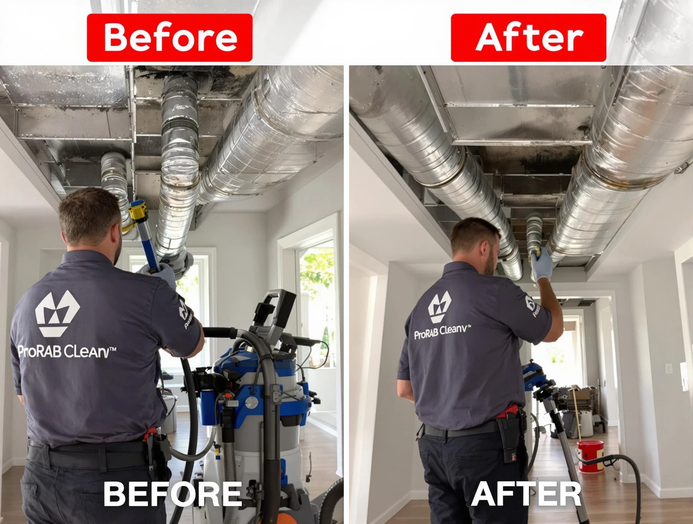 Mount Lebanon Air Duct Cleaning expert performing thorough residential duct cleaning in a Mount Lebanon home
