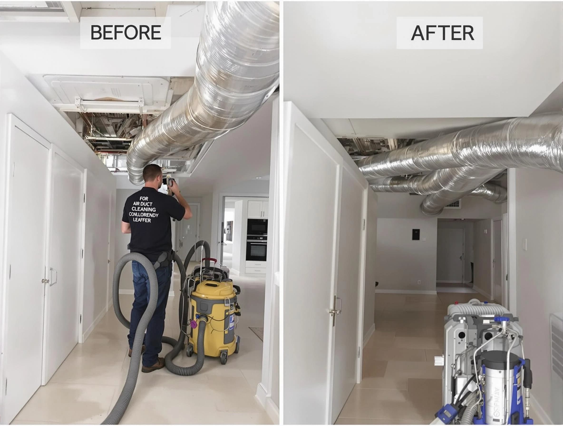 Mount Lebanon Air Duct Cleaning professional performing thorough air duct cleaning in Mount Lebanon