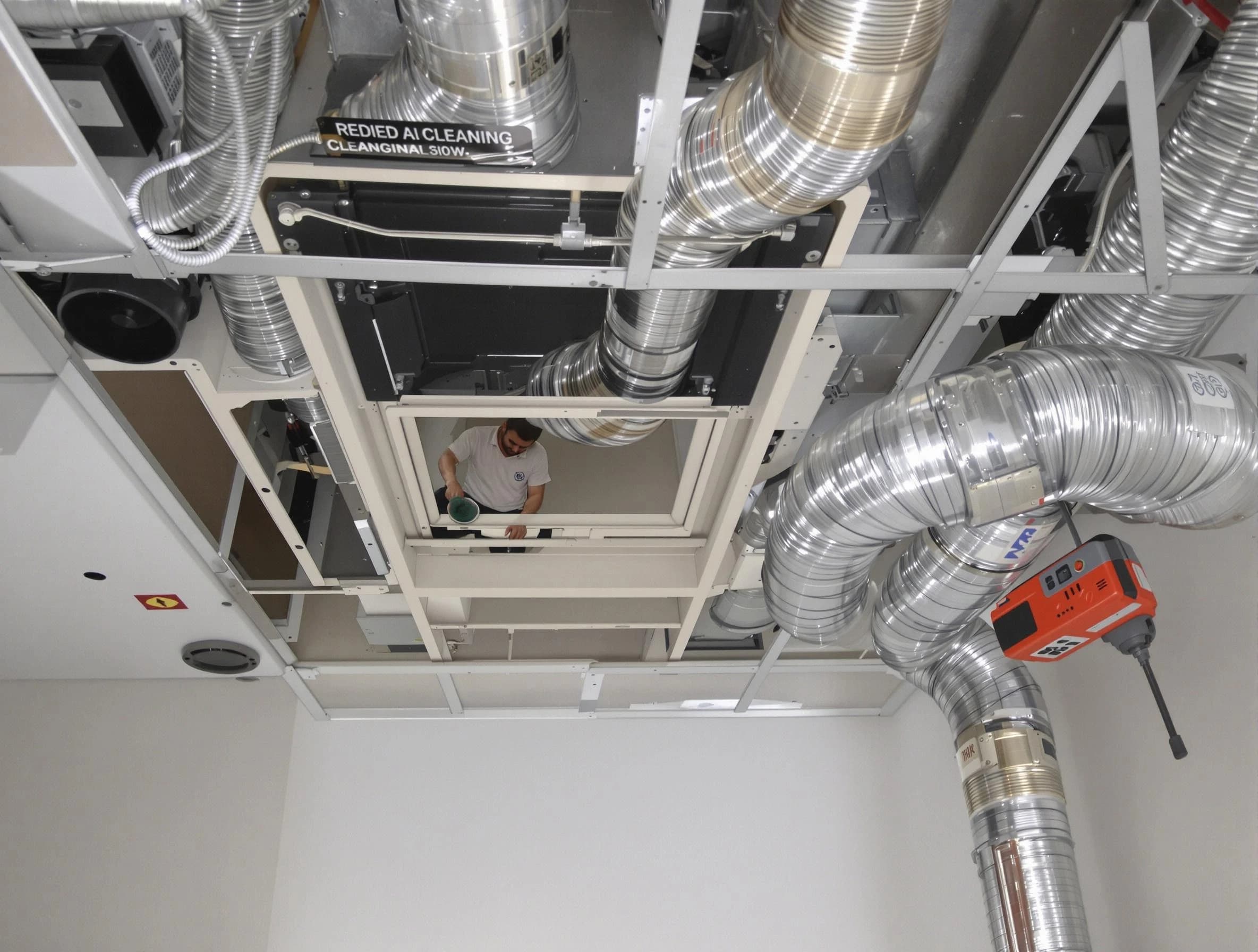 Mount Lebanon Air Duct Cleaning technician performing detailed central duct system cleaning in Mount Lebanon