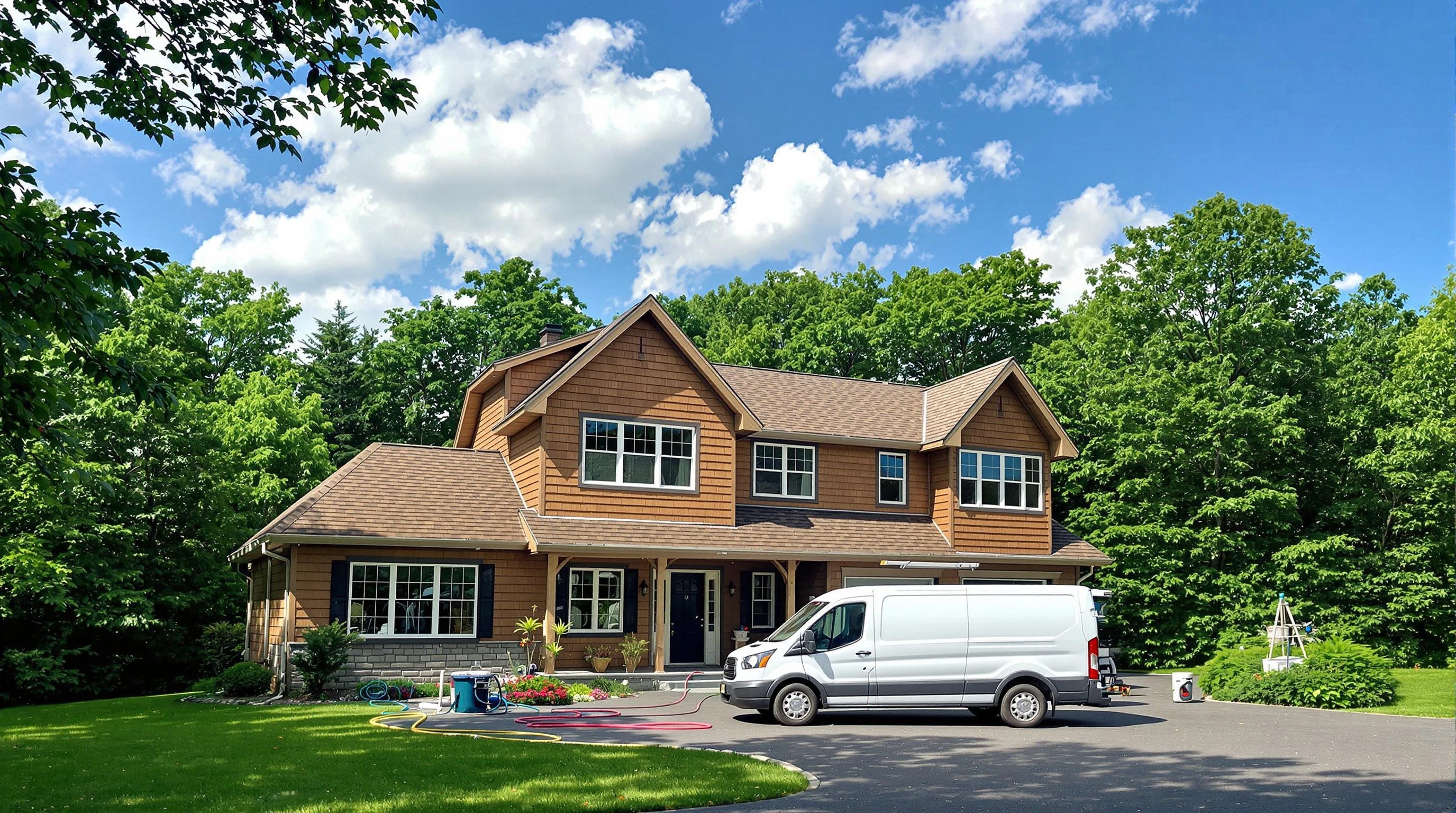 Mount Lebanon Air Duct Cleaning air duct cleaning crew working in Baldwin, PA