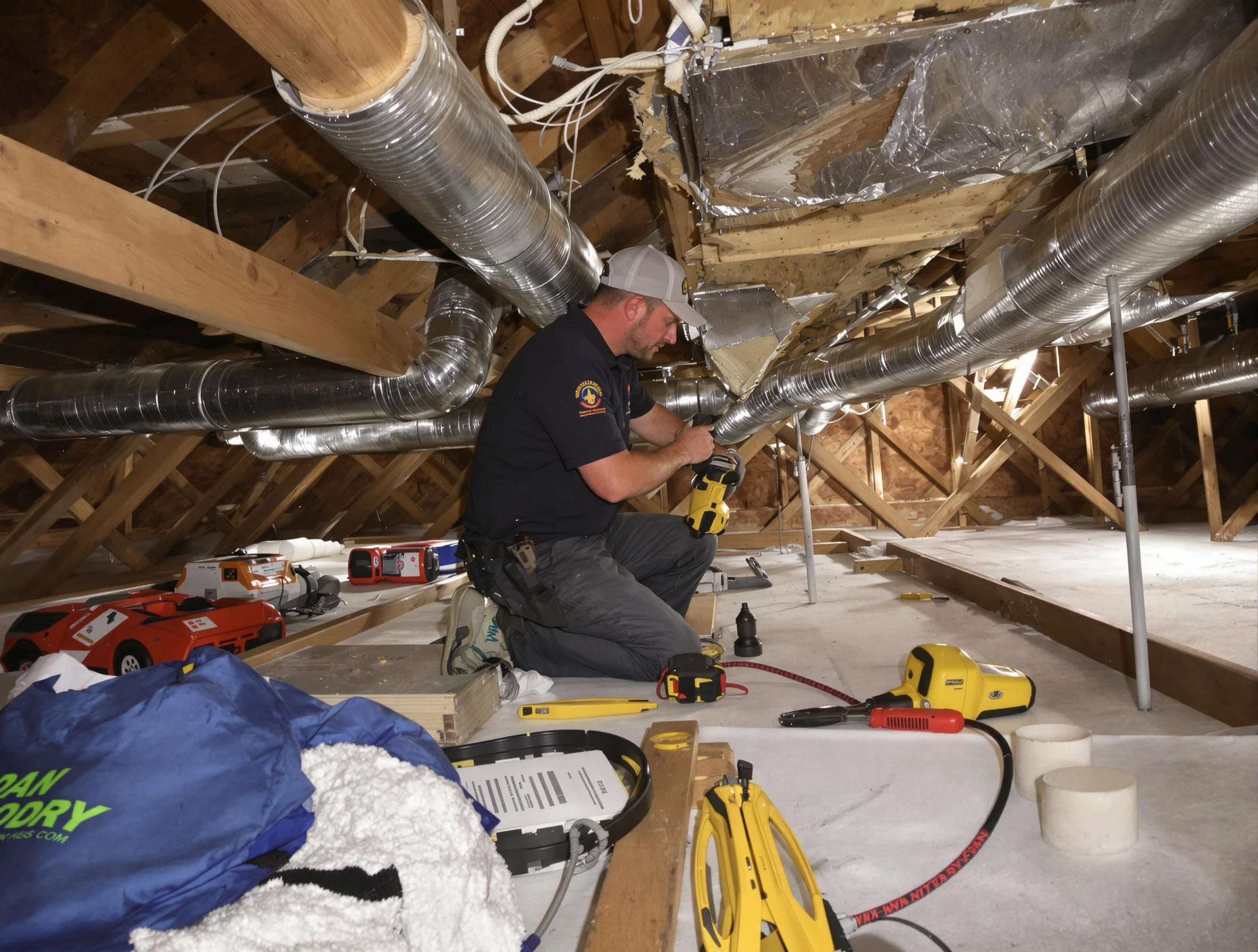 Professional air duct repair by Mount Lebanon Air Duct Cleaning in Mount Lebanon