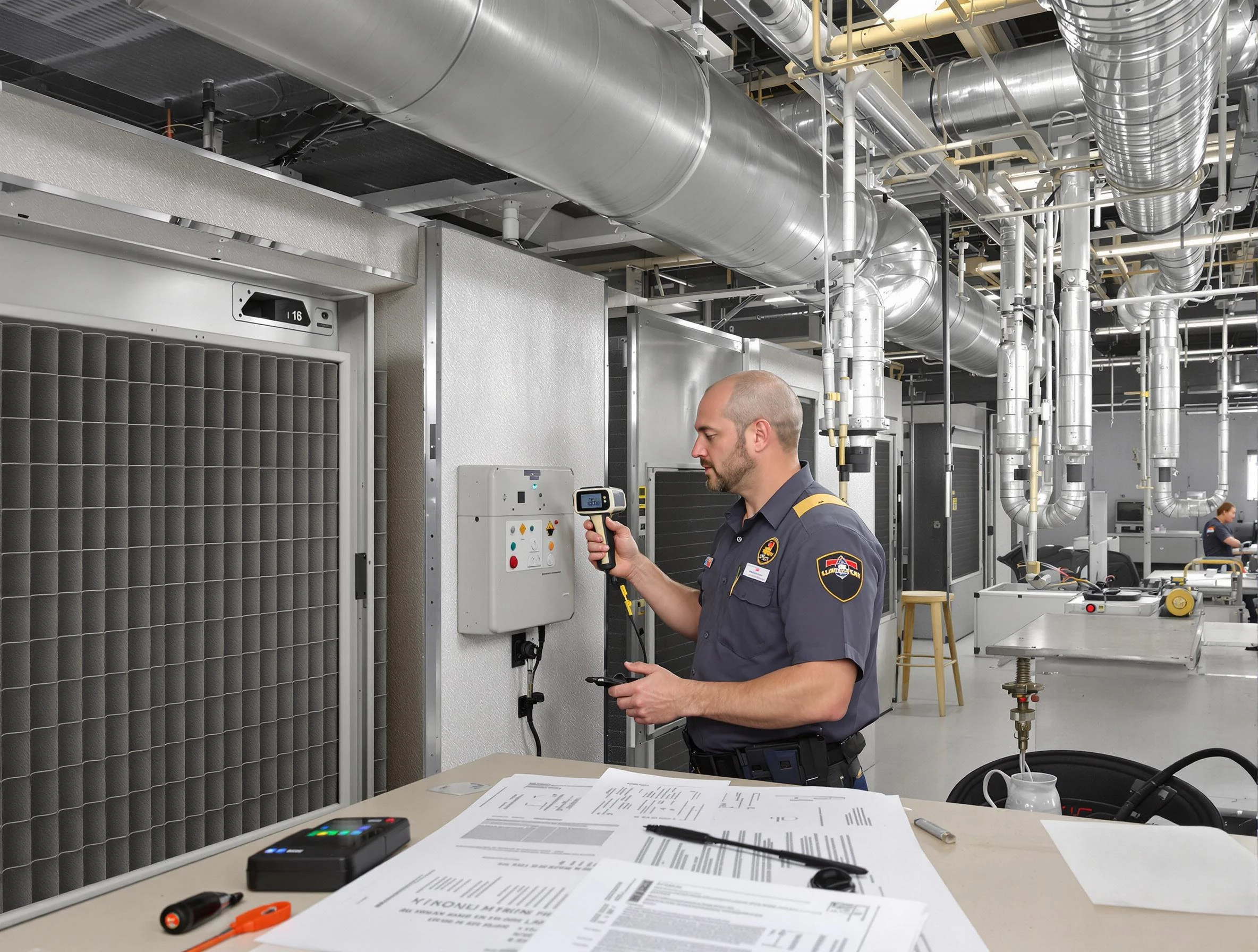 Professional filter system inspection by Mount Lebanon Air Duct Cleaning in Mount Lebanon